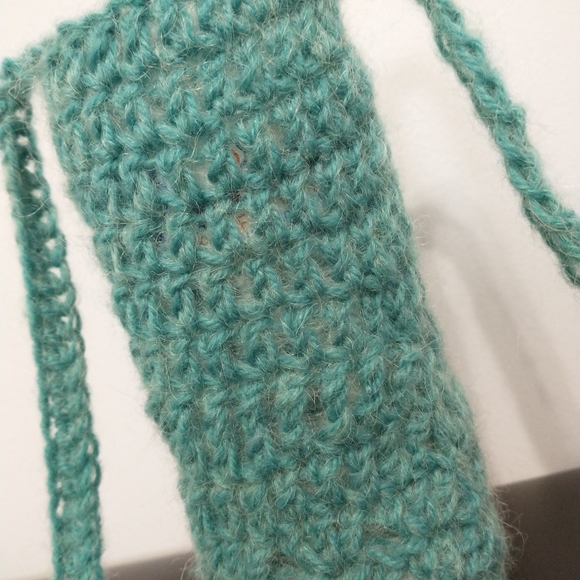 Handmade Turquoise Water Bottle Holder - Picture 3 of 4